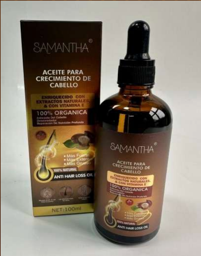 Aceite para Crecimiento de Cabello Samantha