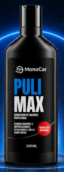 MonoCar Puli Max – Removedor de Rayones Profesional y Restaurador de Brillo (200ml)