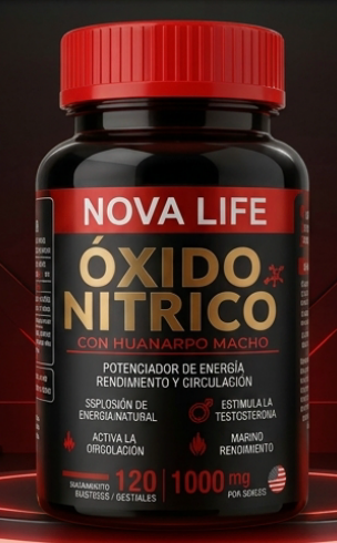 Novalife Oxido Nitrico con Huanarpo Macho – Suplemento de Rendimiento Premium y Formula Avanzada (120 Capsulas)