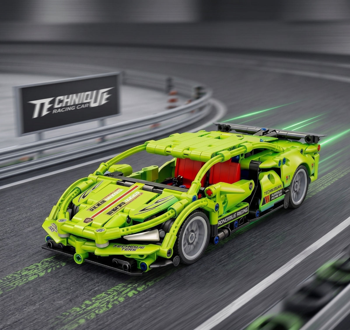 Supercar Verde - Bloques de Construcción Technique Supercar Verde Lima (461 pcs)