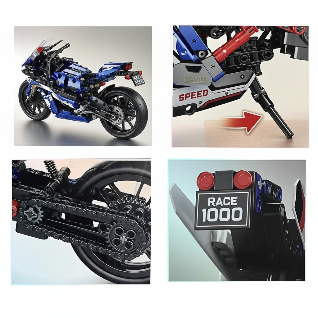 Detalles close-up moto