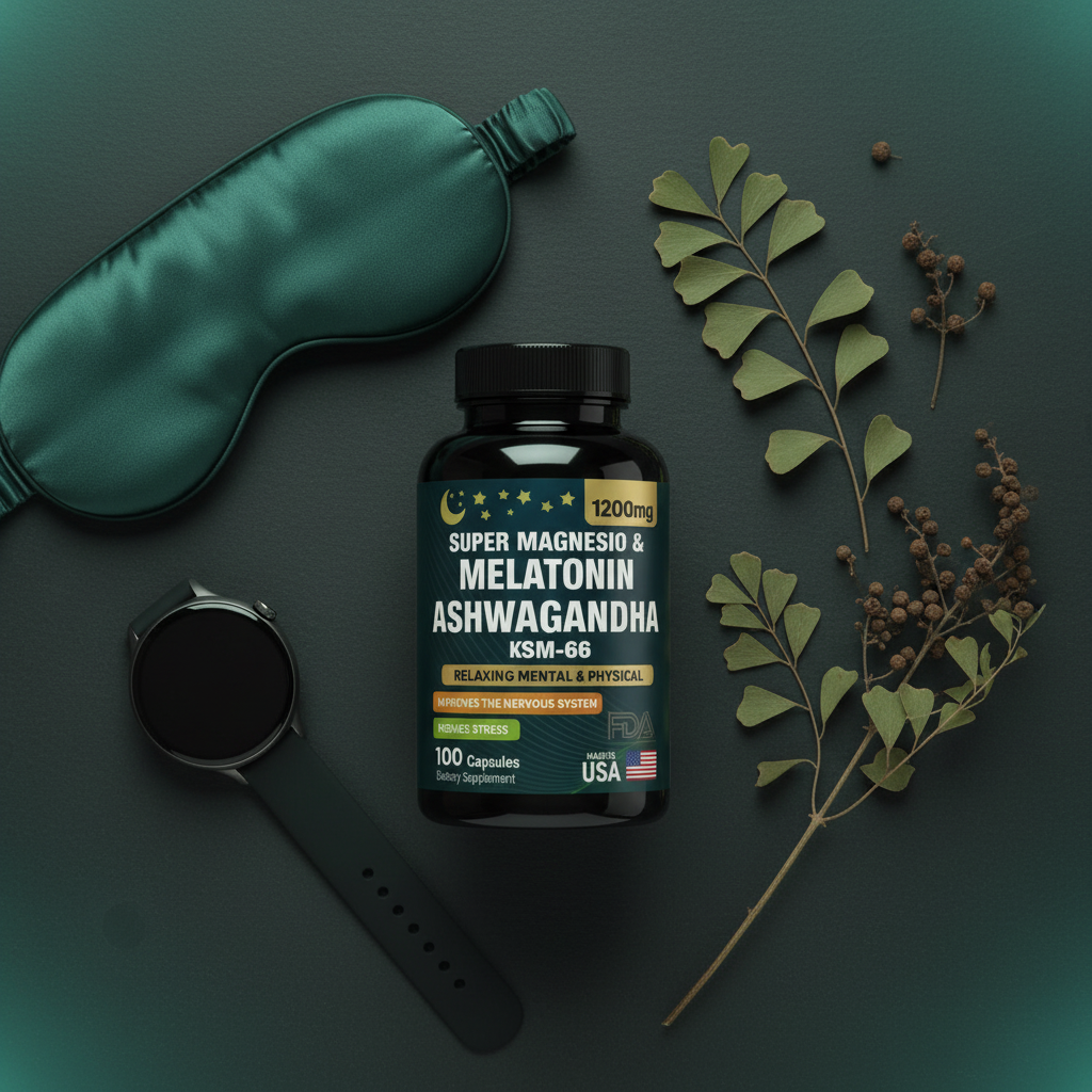 Flat Lay - Super Magnesio & Melatonin