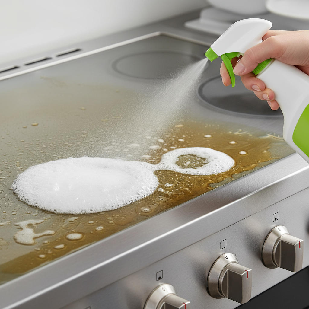 FlyCleanse – Spray en acción