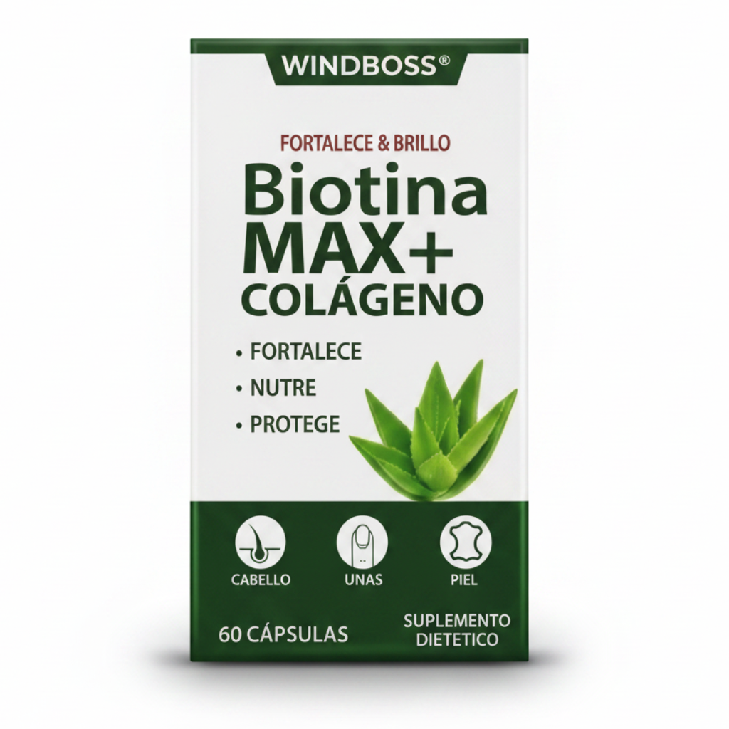 Fondo Blanco - Windboss Biotina Max
