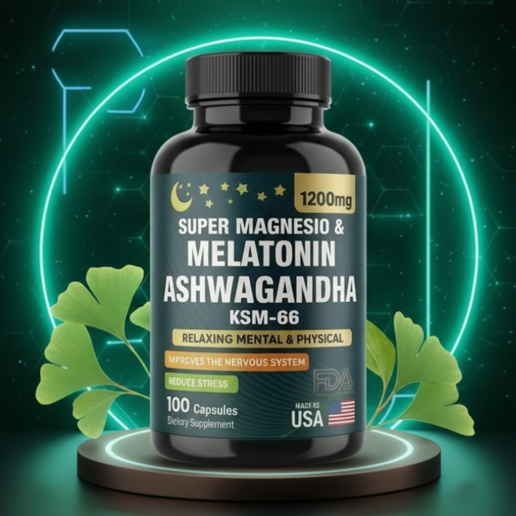 Hero Shot v2 - Super Magnesio & Melatonin