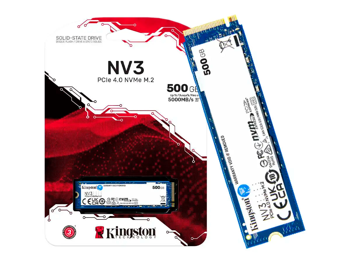 SSD Kingston NV3 500GB M.2 NVMe PCIe 4.0 (SNV3S/500G)