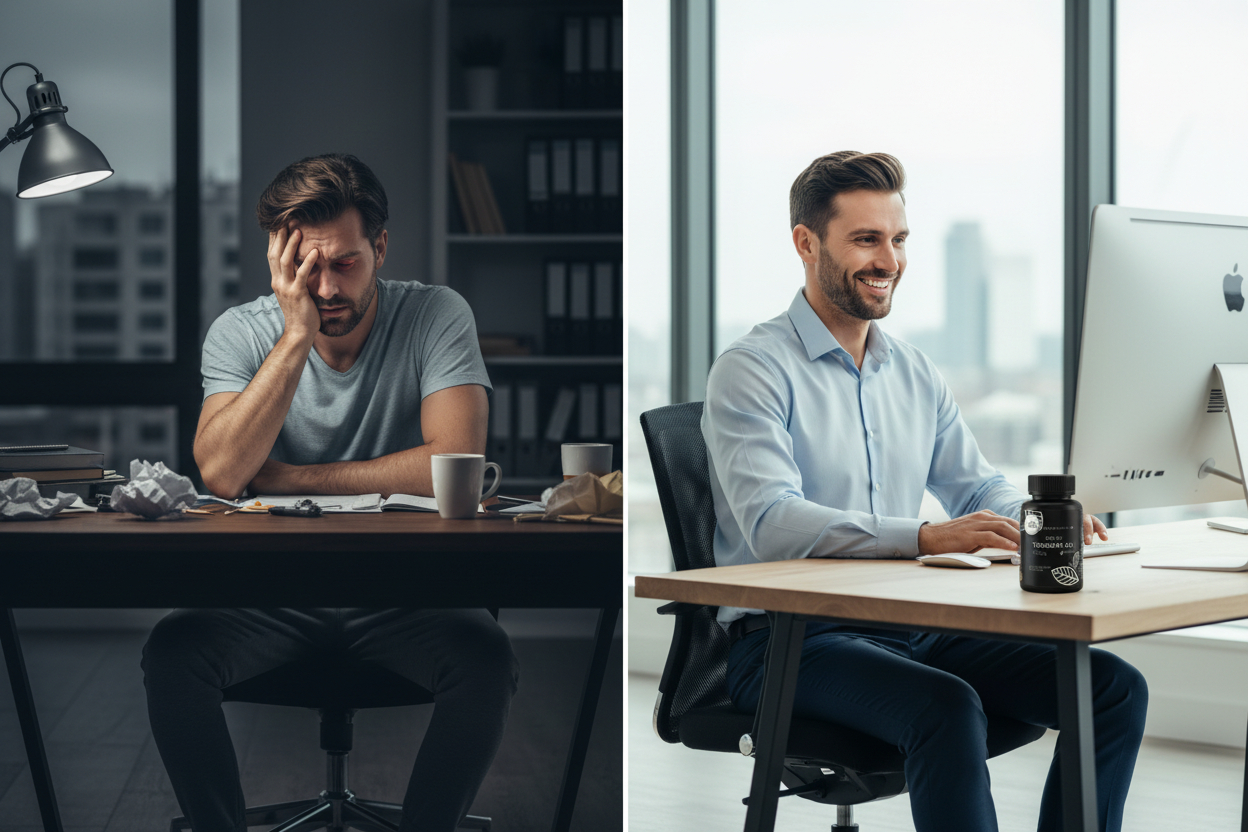 Stack Masculino Total - Antes y Después