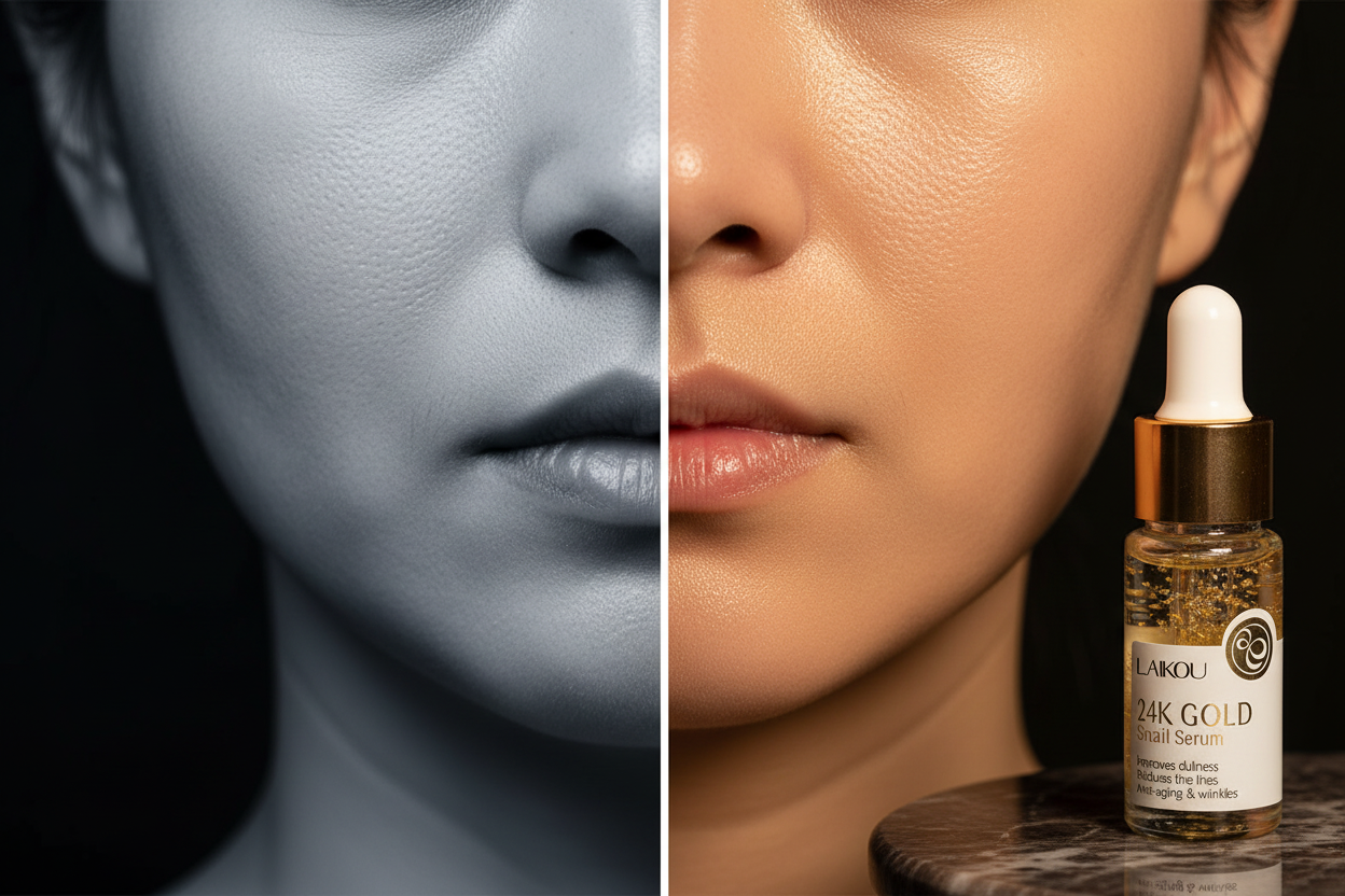 Rutina Facial AM/PM - Antes y Después