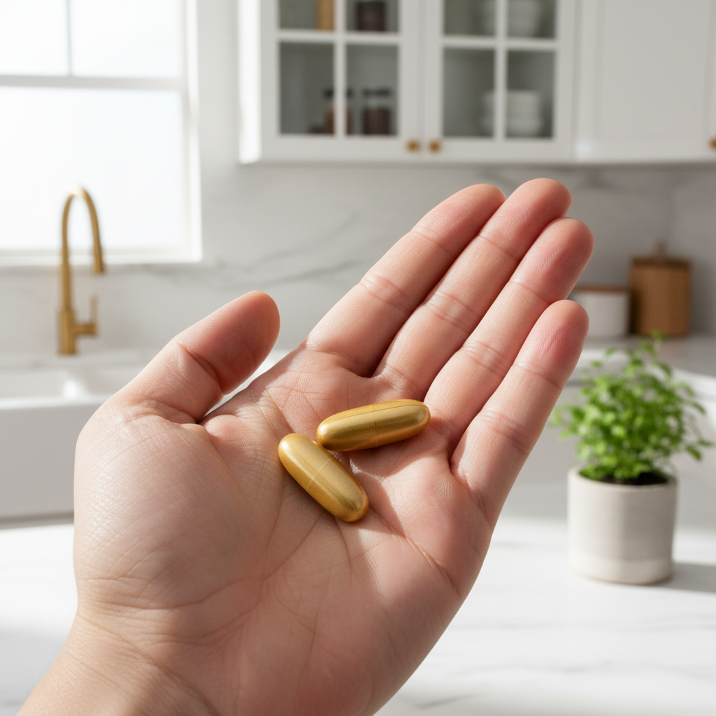 NAD 1500+ Resveratrol – Cápsulas en mano