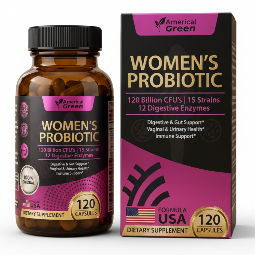 Women's Probiotic – Ecommerce fondo blanco